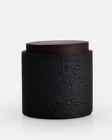 طقم مبخرة وعلبة بخور بلون أسود وبني