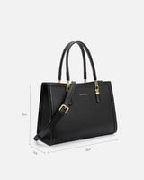 شنطة نسائية واسعة من الجلد