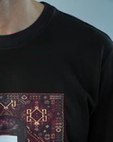 تي شيرت رجالي قطن بلون أسود