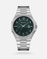 ساعة رجالية ستيل باللون الفضي