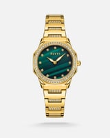 ساعة نسائيه بسير ستيل باللون الذهبي من الفــــي