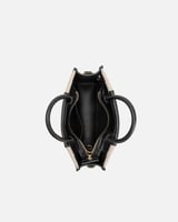 شنطة نسائية مميزة بلون أسود وبيج