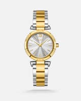 ساعة نسائيه ستيل باللون الذهبي و الفضي