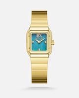 ساعة نسائية من الفي باللون الذهبي