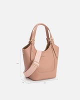 شنط نسائية بتصميم عصري بلون وردي