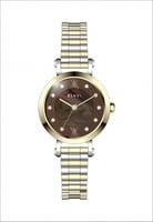 ساعه نسائيه بتصميم بسيط وعصري من الستيل باللون الذ...