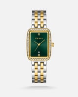 ساعة نسائيه ستيل بلون فضي وذهبي من الفــــي