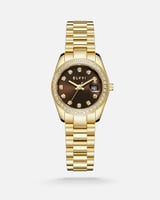 ساعة نسائية ستيل باللون الذهبي