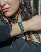 ساعة نسائية ستيل باللون الفضي