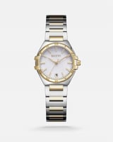 ساعة نسائيه ستيل باللون الذهبي والفضي من الـــــي