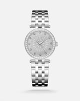 ساعة نسائيه ستيل بلون فضي