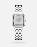 ساعة نسائية بسير ستيل بلون فضي