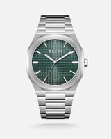 ساعة رجالية ستيل باللون الفضي|إلڤي