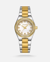 ساعة نسائيه من الستيل بلون فضي وذهبي من الـﭭــــي