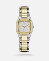 ساعة نسائية ستيل بلون ذهبي وفضي