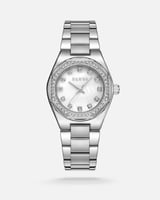 ساعة نسائيه بسير ستيل باللون الفضي من الـــــي