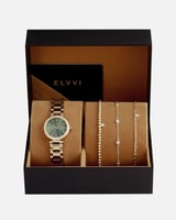 طقم هدية نسائية أنيق ساعة وأساور