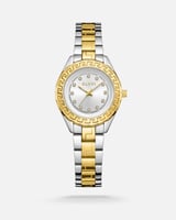 ساعة نسائيه ستيل باللون الذهبي و الفضي