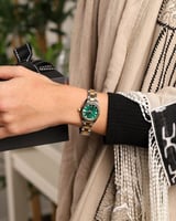 ساعة نسائيه ستيل باللون الذهبي و الفضي