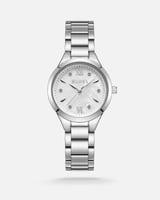 ساعة نسائيه بسير ستيل باللون الفضي من الفــــي