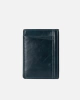 محفظة رجالية جلد بلون أزرق