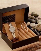 طقم هدايا نسائي إلڤي من ساعة واساور