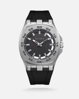 ساعة رجالية ربل من الفي باللون الأسود