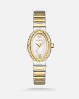 ساعة نسائيه ستيل بلون فضي وذهبي من الفــــي