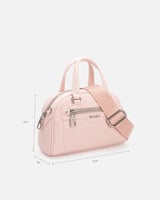 شنط نسائية من الجلد بلون وردي