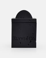 طقم مبخرة وعلبة للبخور بلون أسود