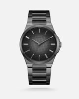 ساعة رجالية من الفي بلون رمادي