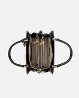 شنطة نسائية أنيقة جلد بلون أسود