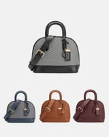 شنطة نسائية من الجلد بلمسات فاخرة