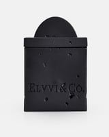 طقم مبخرة وعلبة بخور بلون أسود