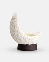 طقم مبخرة وعلبة للبخور بلون بيج