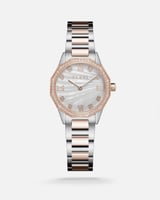 ساعة نسائية ستيل من إلڤي بلون فضي ونحاسي