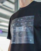 تي شيرت رجالي من القطن بلون أسود