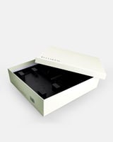 طقم مبخرة وعلبة بخور بلون أسود