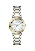 ساعه نسائيه بتصميم كلاسيك بطابع عصري من الستيل بال...