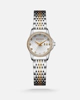 ساعة نسائيه ستيل بلون فضي وذهبي من الـــــي