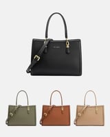 شنطة نسائية واسعة من الجلد