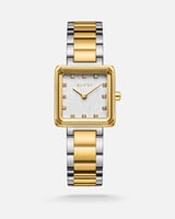 ساعة نسائيه ستيل باللون الذهبي و الفضي