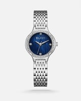 ساعة نسائية الفي ستيل بلون فضي