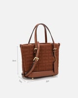 شنطة نسائية باللون البني