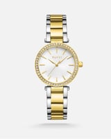 ساعة نسائيه ستيل باللون الذهبي و الفضي