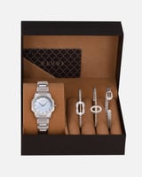 طقم هدايا نسائي باللون الفضي | SLOS011L111111