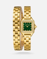 ساعة نسائيه بسير ستيل باللون الذهبي من الفــــي