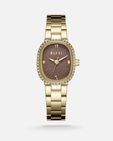 ساعة نسائيه ستيل باللون الذهبي