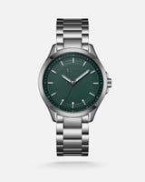 ساعة رجالية ستيل باللون الرمادي