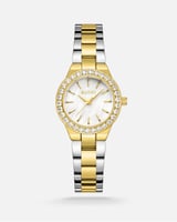 ساعة نسائيه ستيل باللون الذهبي و الفضي